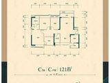 中森公园华府_3室2厅2卫 建面121平米