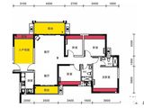 美景印象花园_4室2厅2卫 建面124平米