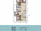 兆南东岸_4室2厅2卫 建面128平米