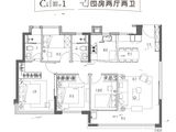 中海左岸澜庭_4室2厅2卫 建面80平米