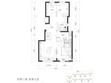 北京城建国誉燕园_3室2厅1卫 建面78平米