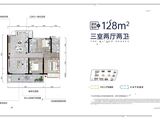 柳岸晓风_3室2厅2卫 建面128平米