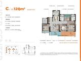 中交映湖九里_4室2厅2卫 建面128平米