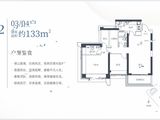 开云府_2室2厅2卫 建面133平米