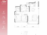 中海学仕里_3室2厅2卫 建面130平米