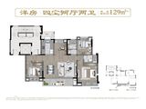 无锡建发青江悦府_4室2厅2卫 建面129平米