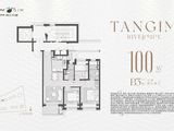 保利滨江天珺_3室2厅2卫 建面100平米