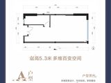 维嘉广场商务公馆_A户型 建面53平米