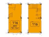 金地藝墅家芸泽苑_锦泽苑商业116㎡户型 建面116平米