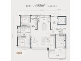 中建壹品汉韵公馆_3室2厅2卫 建面143平米